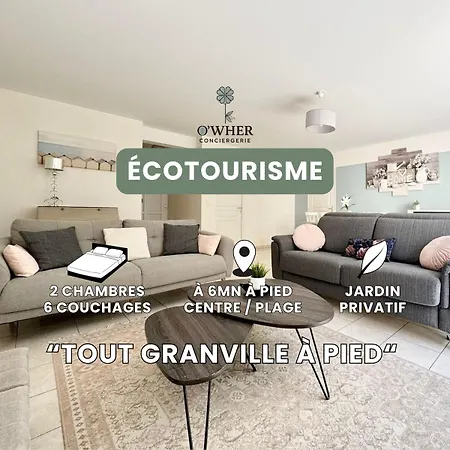 6 Pers, Proche Gare-mer-centre, Jardin Appartamento