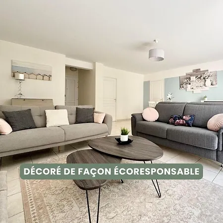 6 Pers, Proche Gare-mer-centre, Jardin Granville