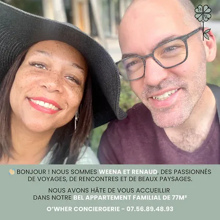 6 Pers, Proche Gare-mer-centre, Jardin Appartamento *