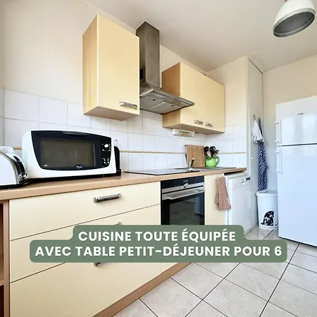 6 Pers, Proche Gare-mer-centre, Jardin