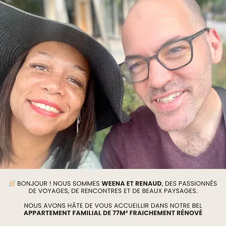 Daire 6 Pers, Proche Gare-mer-centre, Jardin Granville