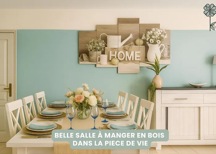 Апартаменты 6 Pers, Proche Gare-mer-centre, Jardin